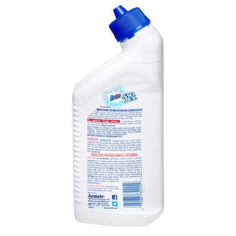 Brillo Sno Bol Clean Scent Toilet Bowl Cleaner 24 oz Liquid, Pack of 9