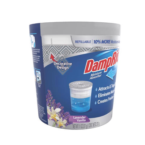 DampRid Moisture Absorber Lavender Vanilla Scent 11 oz, Pack of 4