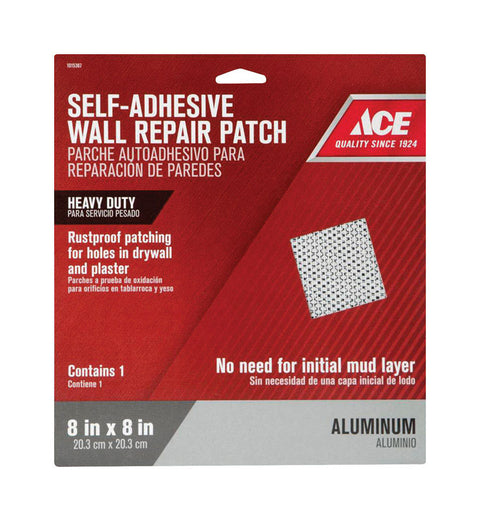 Ace 0.67 ft. L x 8 in. W White Self Adhesive Wall Repair Patch Reinforced Aluminum