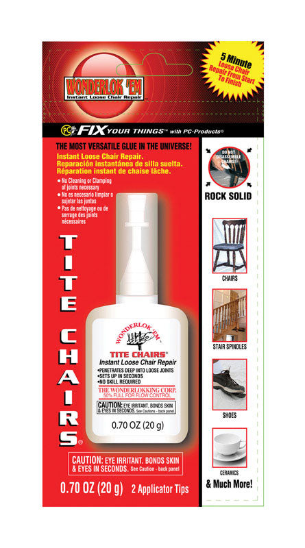 Wonderlok 'Em Tite Chair Glue .7 oz.