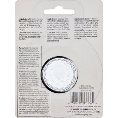 Hillman 19 Ga. 50 ft. L Dark Annealed Steel 20 lb. Solid Steel Wire