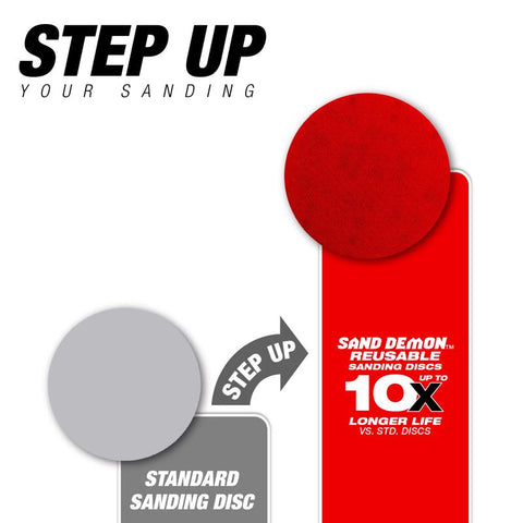 Diablo SandNet 5 in. Ceramic Blend Hook and Lock Sanding Disc 60 Grit Coarse 10 pk
