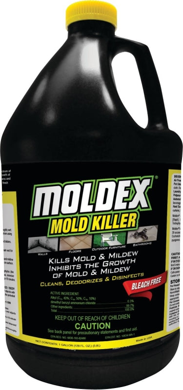 Moldex 5520 Mold and Mildew Killer, 1 gal, Liquid, Floral, Clear, Pack of 4