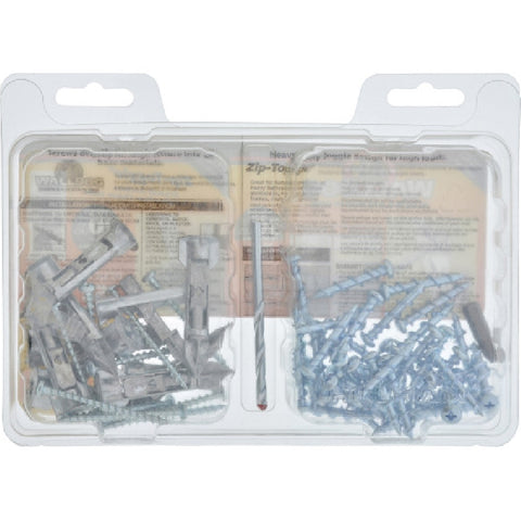 Hillman Walldog No. 10 x 1-1/4 in. L Phillips Pan Head Chrome Construction Screws 52 pk