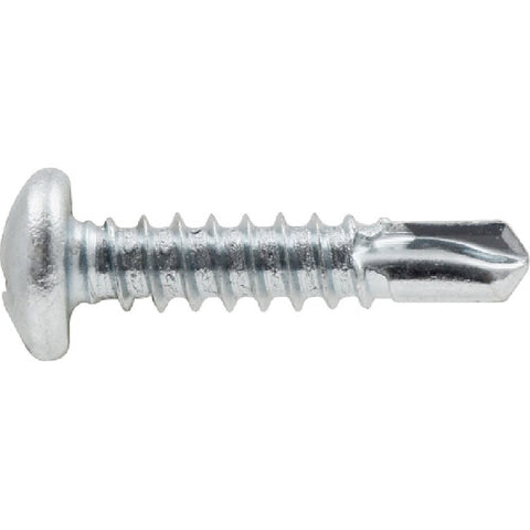 Hillman Pan Head Phillips Drive Self Drilling Screws Steel 10-16 x 1 in. L 100 per box