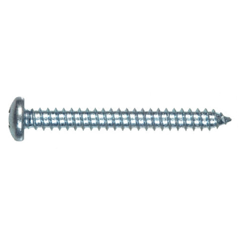 Hillman Pan Head Phillips Drive Sheet Metal Screws Steel 8 x 1-1/4 in. L 100 per box