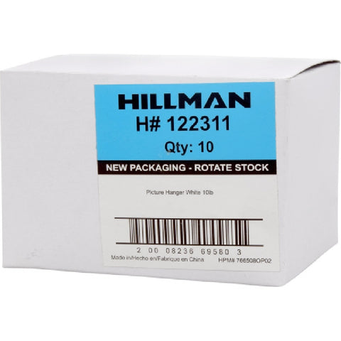 Hillman AnchorWire 10 lb. Steel Standard Picture Hanger 8 pk