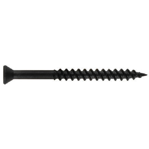 Ace Trim Screws No. 6 x 1-5/8 in. L Black Phosphate Steel 1 lb.