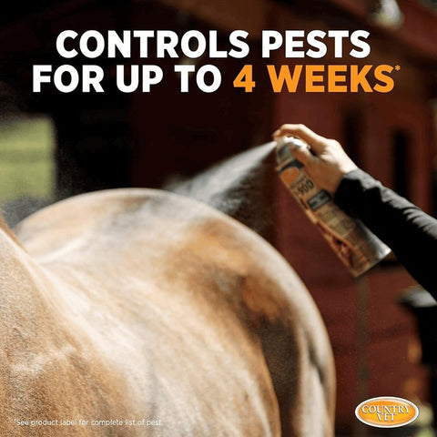 Country Vet 1050781 Insecticide, Liquefied Gas, White, 16 oz Can