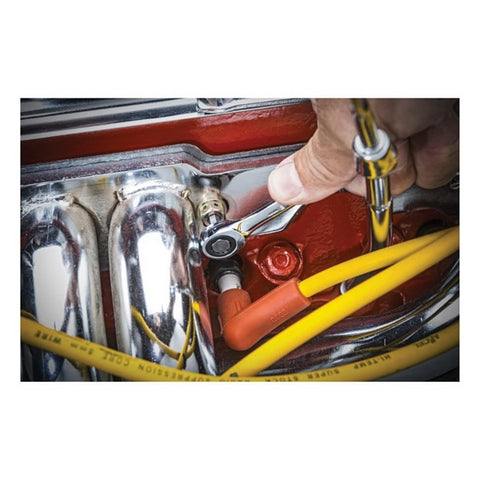 Ace Pro Series GearWrench 15 mm x 15 mm Metric Alloy Steel Ratcheting Combination Wrench