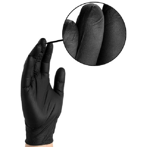 Gloveplus Nitrile Gloves Large 100 pk Black