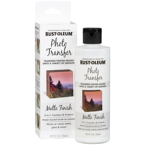 Rust-Oleum 350457 Photo Transfer Medium, Matte, 8 oz, Bottle, Pack of 6