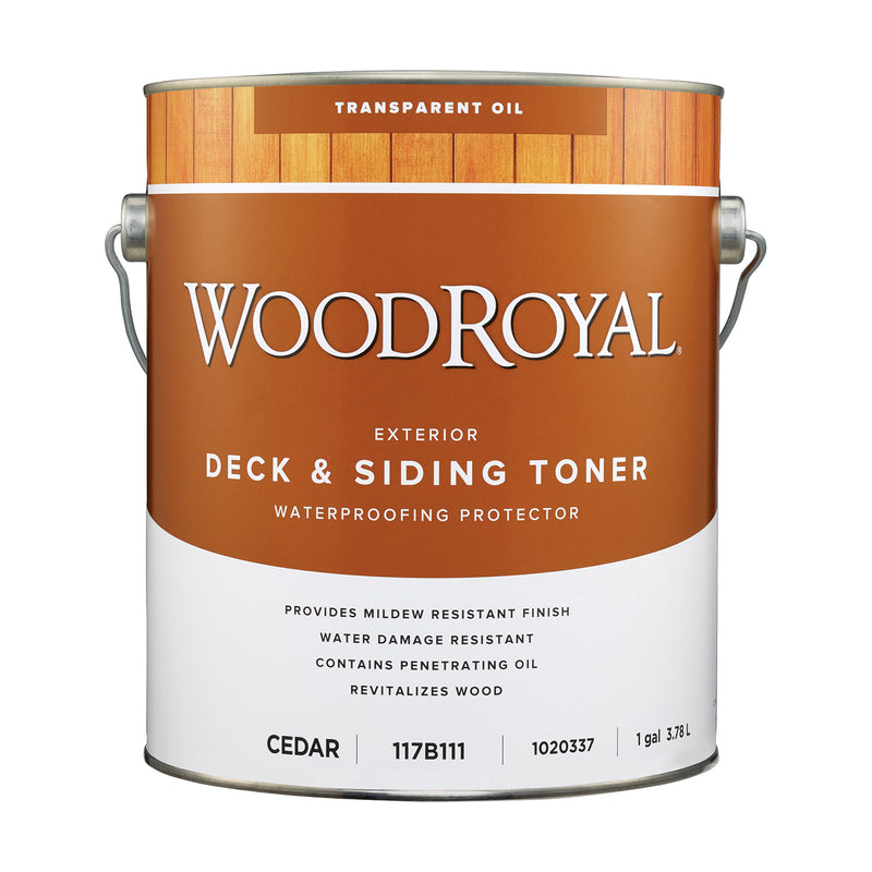 Ace Wood Royal Transparent Toner Cedar Oil-Based Deck and Siding Toner ...