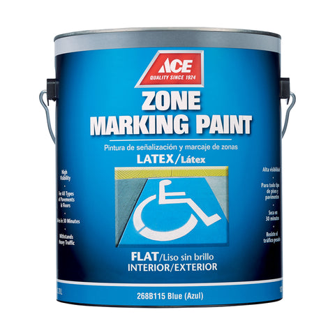 Ace Blue Traffic Zone Marking Paint 1 gal, Pack of 2