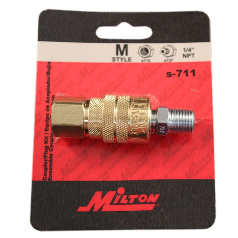 Tru-Flate Coupler/Plug Set Brass/Steel