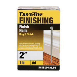 Ace Countersunk 2 in. L Finishing Nail Smooth Bright Steel 1 lb.