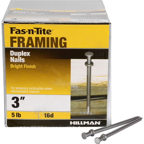 Ace Double 3 in. L Duplex Nail Bright 5 lb.