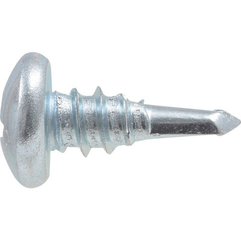 Hillman Pan Head Phillips Drive Self Drilling Screws Steel 10-16 x 1/2 in. L 100 per box