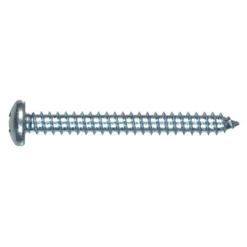 Hillman Pan Head Phillips Drive Sheet Metal Screws Steel 12 x 1-1/2 in. L 100 per box