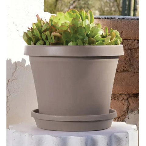 Bloem Terrapot Terracotta Clay Resin Traditional Planter 17.2 in. H x 20 in. W
