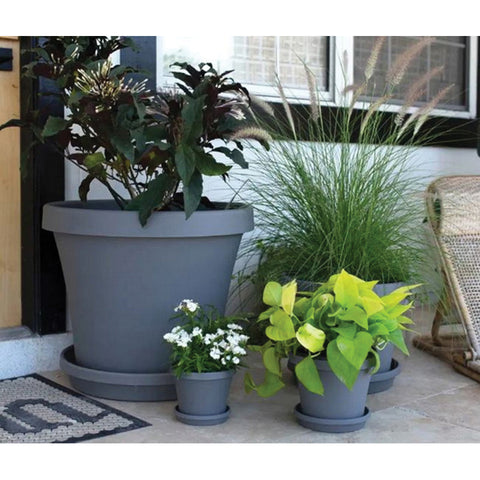 bloem terra pot planter Bloem Terrapot Terracotta Clay Resin Traditional Planter 12.5 in. H x – Shell Lumber and Hardware