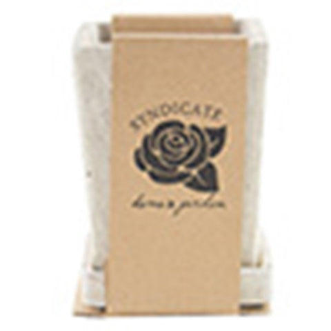 Syndicate Home & Garden Slate Concrete Tapered Square Planter 5-1/2 in.