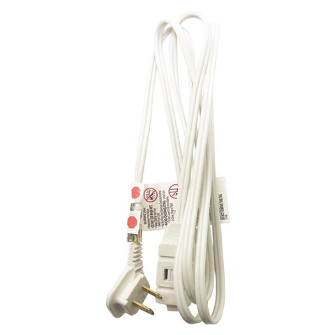 Ace Indoor Extension Cord 16/2 SPT-2 6 ft. L White