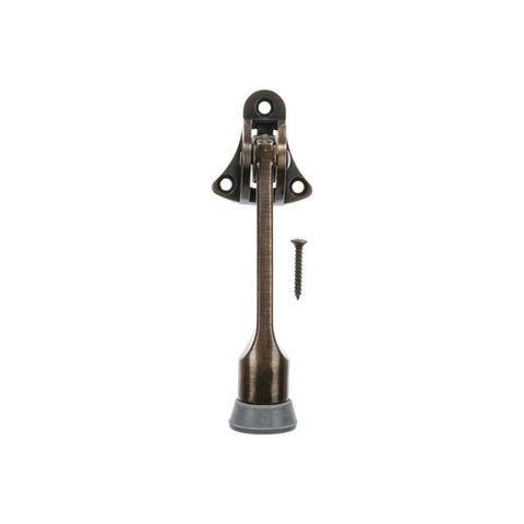 Ace Metal Kick-Down Door Holder 4 in. L Antique Brass