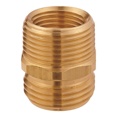 Ace 3/4 in. MHT x 3/4 in. MPT x 1/2 in. FPT Brass Hose Adapter Threaded