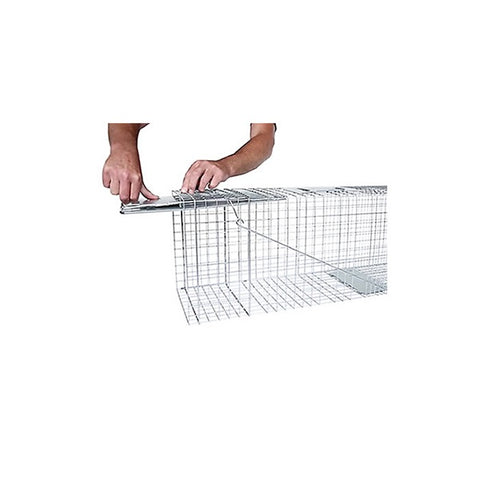 Havahart 1079 Animal Trap, 32 in L, 10 in W, 12 in H, Spring-Loaded Door