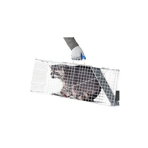 Havahart 1079 Animal Trap, 32 in L, 10 in W, 12 in H, Spring-Loaded Door