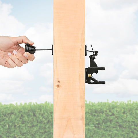 National Hardware WeatherGuard Steel Automatic Gate Latch Pull