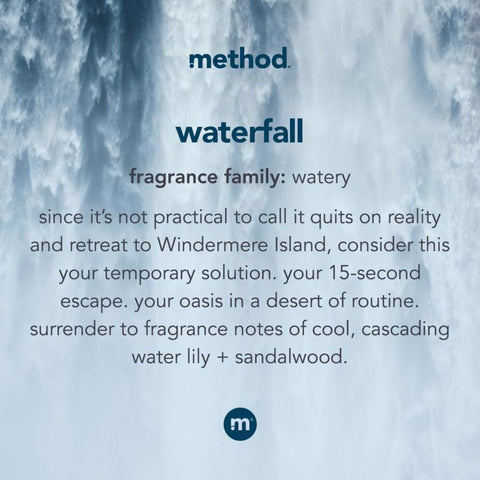 Method Waterfall Scent Antibacterial Foam Hand Soap Refill 28 oz, Pack of 4
