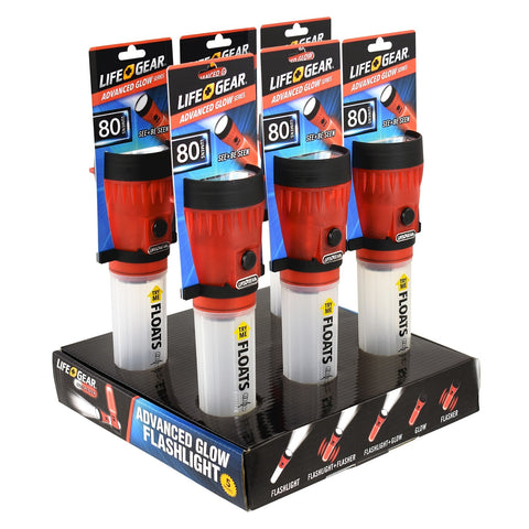 Life+Gear Glow 12 lumens Flashlight LED AA Red