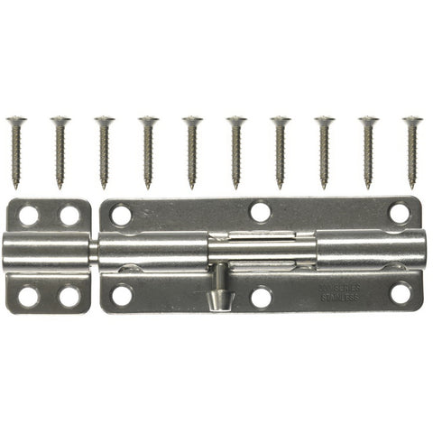 Ace 6 in. L Polished Stainless Steel Heavy Duty Barrel Bolt