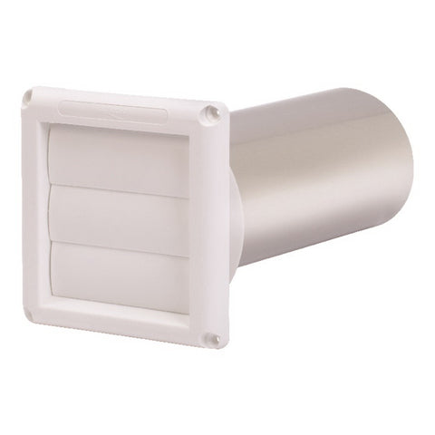 Ace Dryer Vent Hood 4 in. W White
