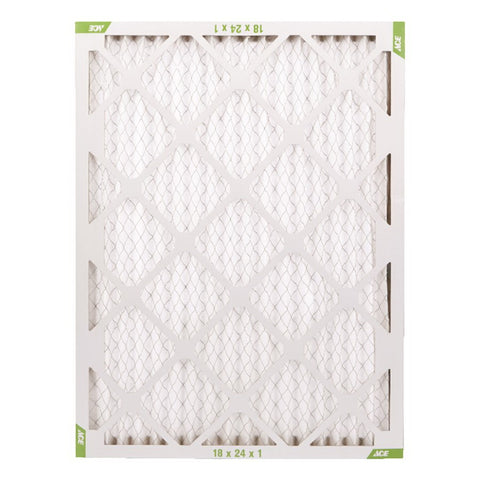 Ace 24 in. L x 18 in. W x 1 in. D Pleated Air Filter 8 MERV