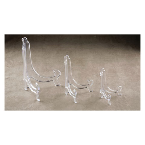 Tripar 10 in. Acrylic Plate Stand 10 in. W x 7 in. H