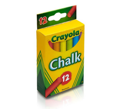 Crayola Multicolored Chalk 12