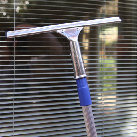 Ettore ProGrip 10 in. W Stainless Steel Squeegee