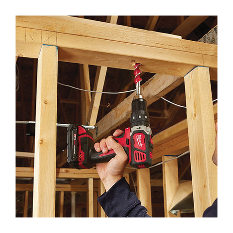 Milwaukee M18 Cordless Compact Hammer Drill Kit 18 volts 2 Speed 0-400/0-1,800 rpm 1/2 in. Li-Ion
