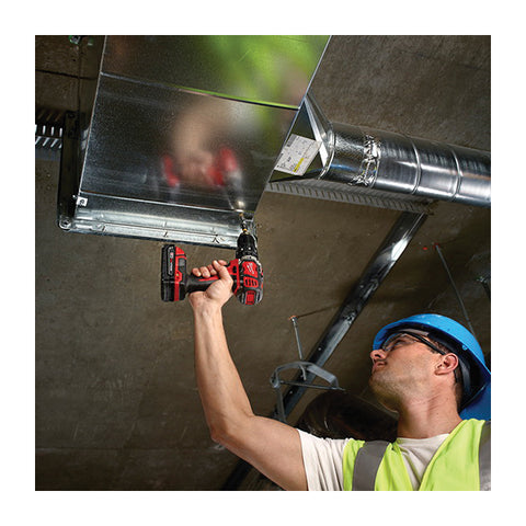 Milwaukee M18 Cordless Compact Hammer Drill Kit 18 volts 2 Speed 0-400/0-1,800 rpm 1/2 in. Li-Ion