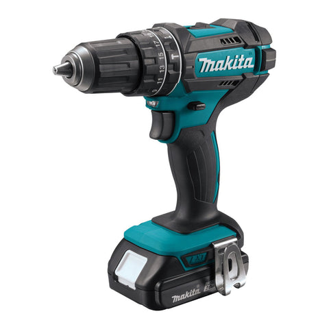 Makita 18 volts 1/2 in. Keyless Cordless Hammer Drill Kit