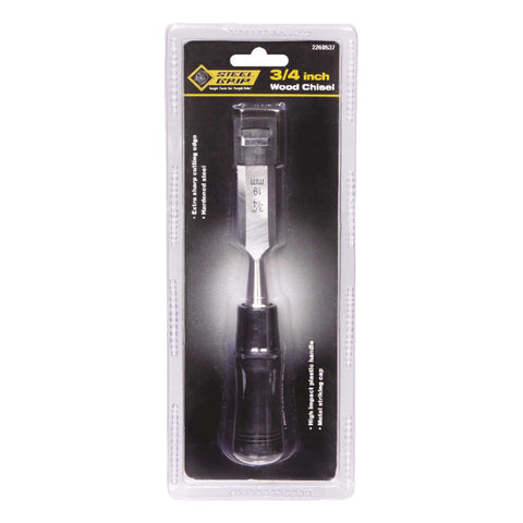 Steel Grip 3/4 in. W x 3.2 in. L Hardened Steel Wood Chisel