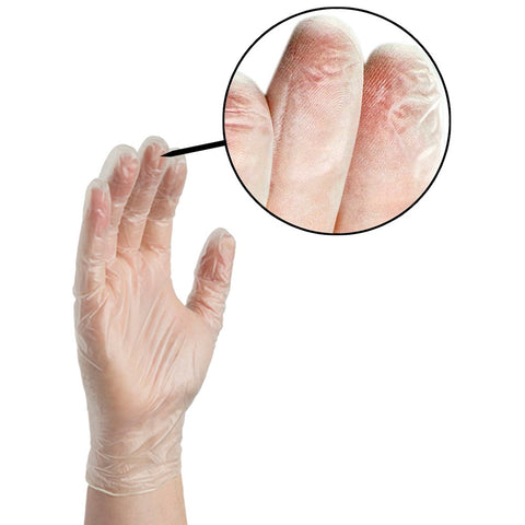Gloveplus Vinyl Industrial Gloves Large 100 pk Clear