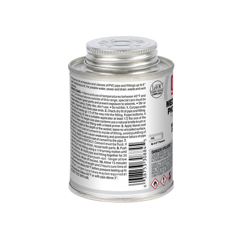 Oatey Gray PVC Cement 8 oz.