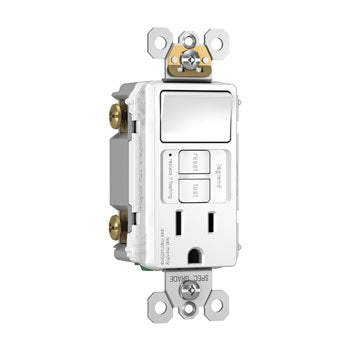 Leviton GFCI Receptacle 15 amps 5-15R 125 volts White