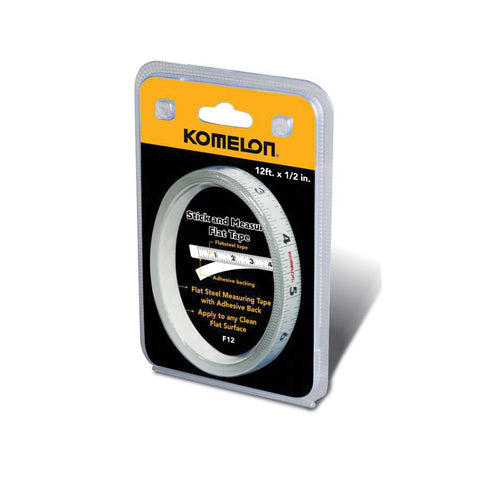 Komelon Tape Measure 1/2 in. W x 12 ft. L