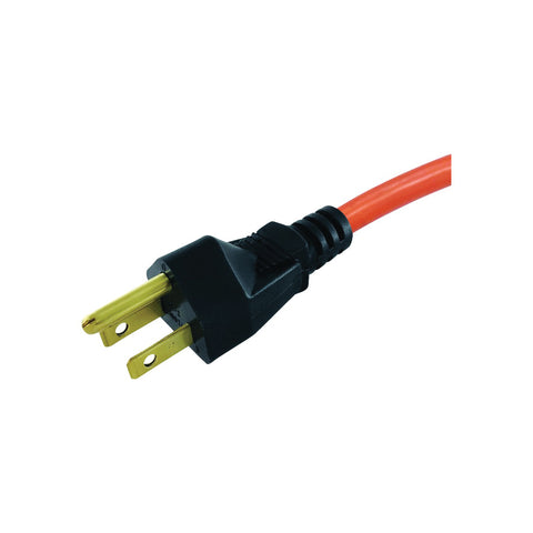 Ace Indoor and Outdoor Triple Outlet Cord 12/3 SJTW 10 ft. L Orange