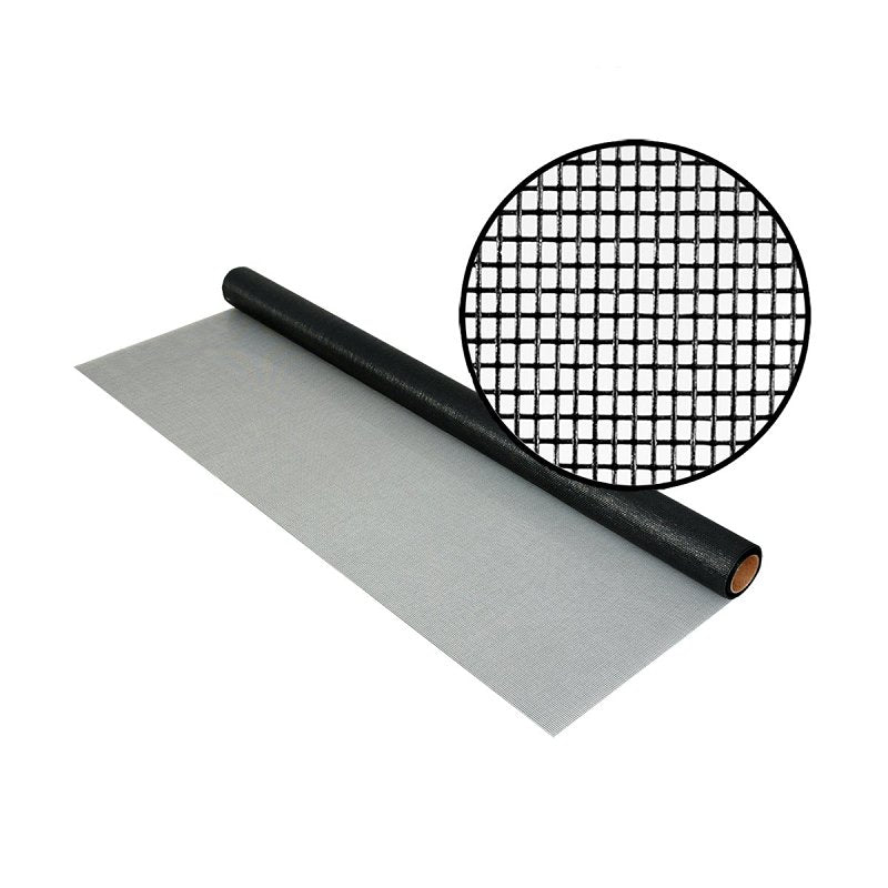 Phifer 3000012 Insect Screen, 100 ft L, 96 in W, Fiberglass, Charcoal ...